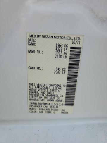 1N4BL4DV6MN415514 Nissan ALTIMA SV