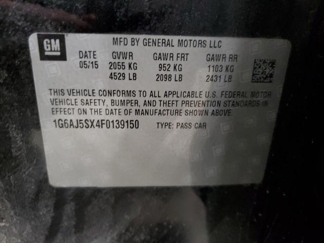 1G6AJ5SX4F0139150 Cadillac Ats Performance
