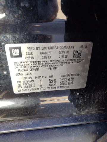 KL4CJASB1KB703087 Buick Encore Preferred