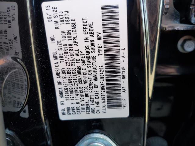 5J6TF2H5XFL004209 Honda Crosstour Exl