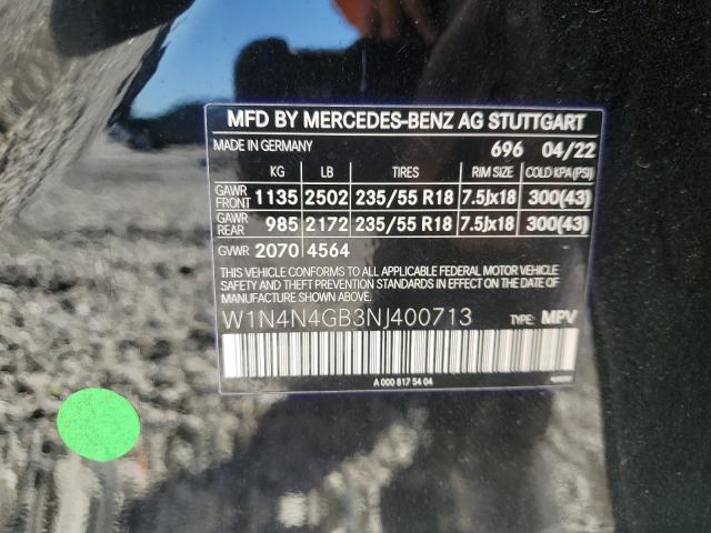 W1N4N4GB3NJ400713 Mercedes-Benz GLA 250