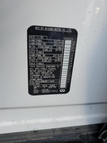 3PCAJ5BB4MF112692 Infiniti Qx50 Luxe