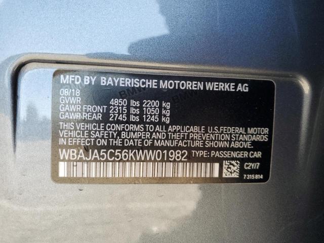 WBAJA5C56KWW01982 BMW 530 I