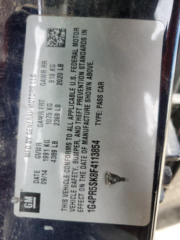 1G4PR5SK8F4113854 Buick Verano Convenience