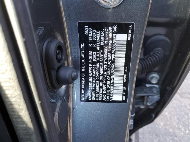 SHHFK7H44MU421620 Honda Civic Sport