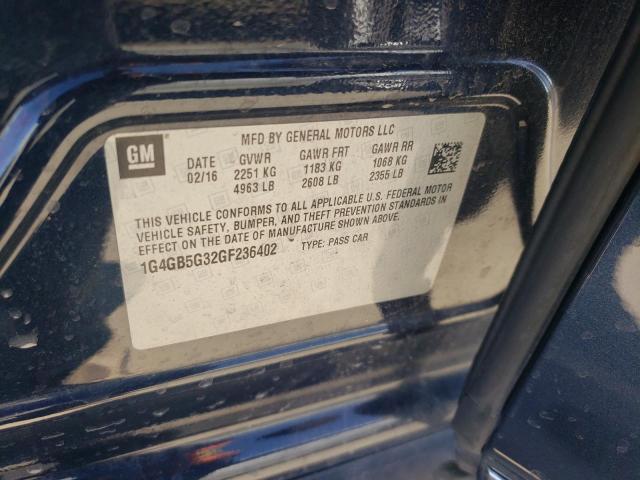 1G4GB5G32GF236402 Buick Lacrosse