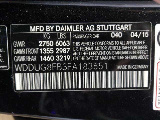 WDDUG8FB3FA183651 Mercedes-Benz S 550 4matic