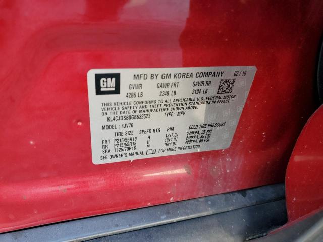 KL4CJDSB0GB632523 Buick Encore Premium