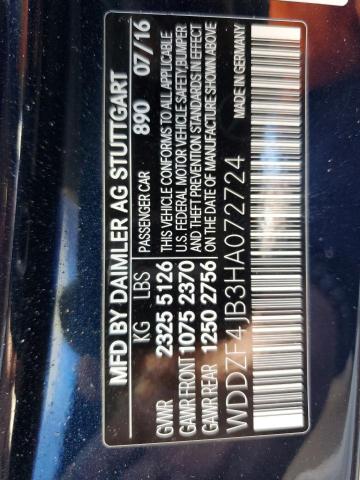 WDDZF4JB3HA072724 Mercedes-Benz E 300