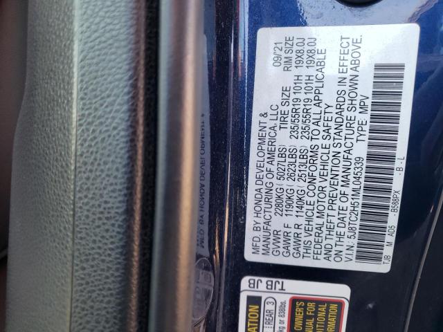 5J8TC2H51ML045339 Acura Rdx Technology