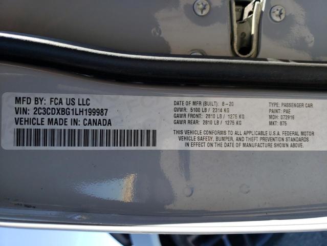 2C3CDXBG1LH199987 Dodge Charger Sxt