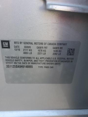 2G11Z5SA9H9148865 Chevrolet IMPALA LS