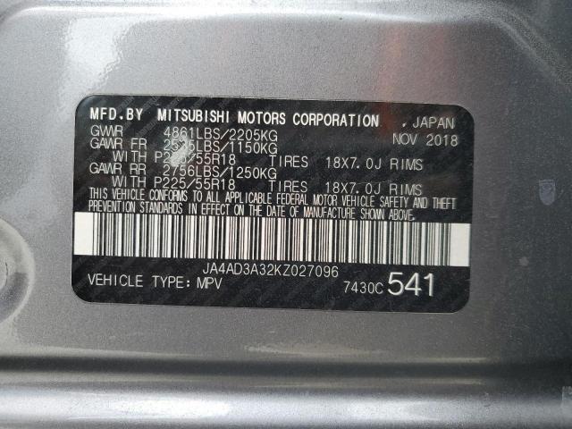 JA4AD3A32KZ027096 Mitsubishi Outlander Se