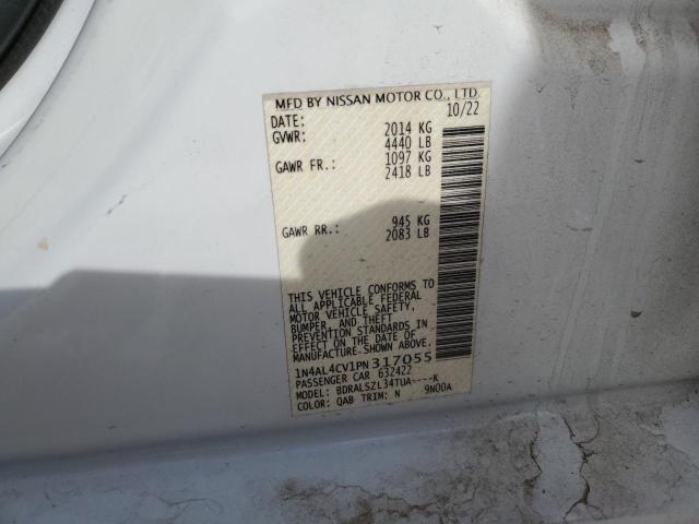 1N4AL4CV1PN317055 Nissan ALTIMA SR