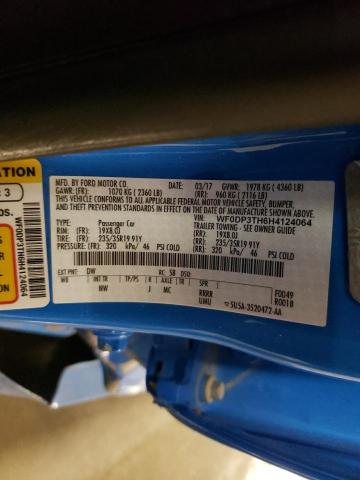 WF0DP3TH6H4124064 Ford FOCUS RS