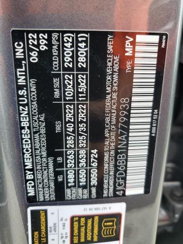 4JGFD6BB1NA779938 Mercedes-Benz Gle Coupe Amg 53 4matic