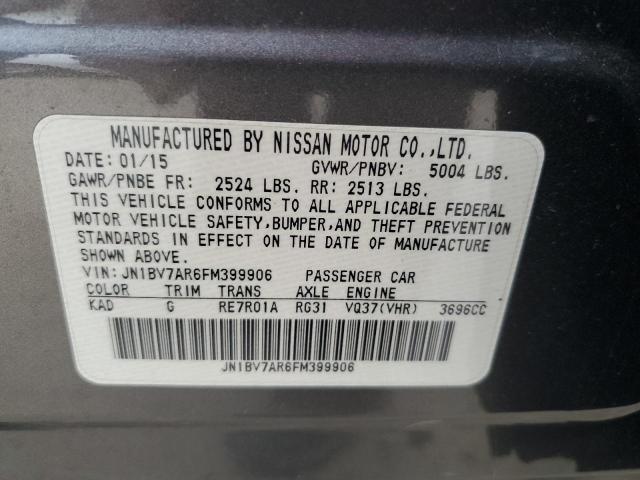 JN1BV7AR6FM399906 Infiniti Q50 BASE