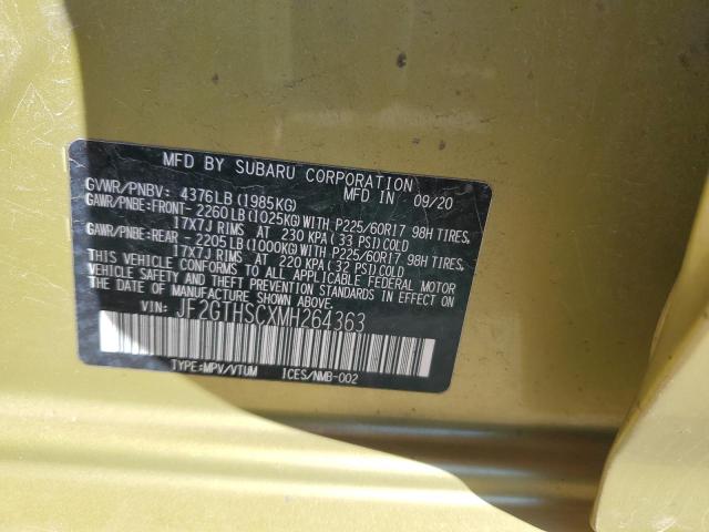 JF2GTHSCXMH264363 Subaru Crosstrek Sport