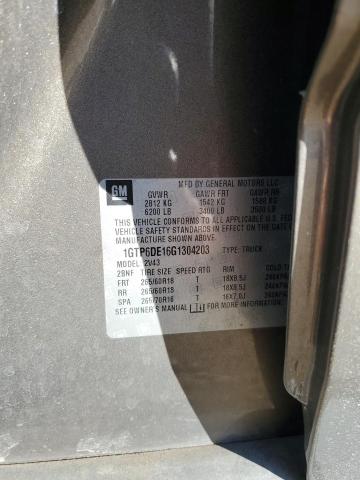 1GTP6DE16G1304203 GMC CANYON SLT