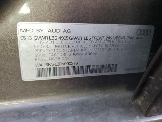 WAUBFAFL2EN000376 Audi A4 PREMIUM