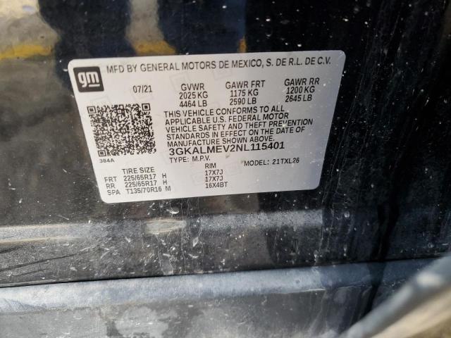 3GKALMEV2NL115401 GMC Terrain Sle