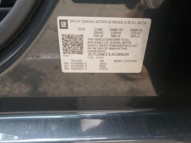 3GTU2NEC1JG349029 GMC Sierra K1500 Slt