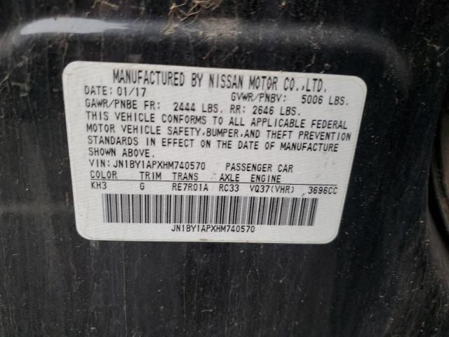 JN1BY1APXHM740570 Infiniti Q70 3.7
