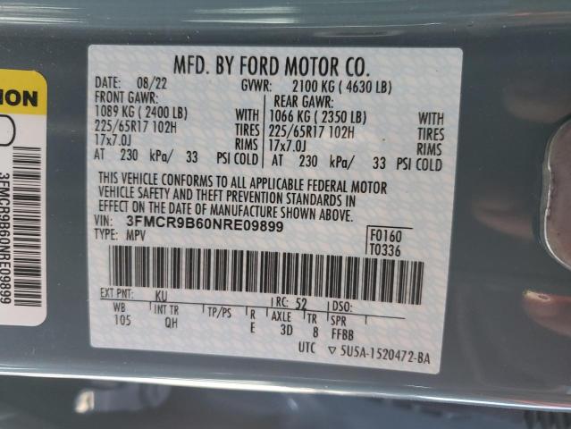 3FMCR9B60NRE09899 Ford Bronco Sport Big Bend