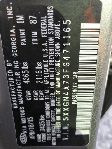 5XXGN4A73FG471165 KIA OPTIMA EX