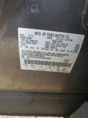 1FM5K8F83EGB09865 Ford Explorer Limited