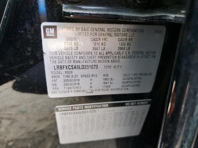 LRBFXCSA8LD231673 Buick Envision Essence