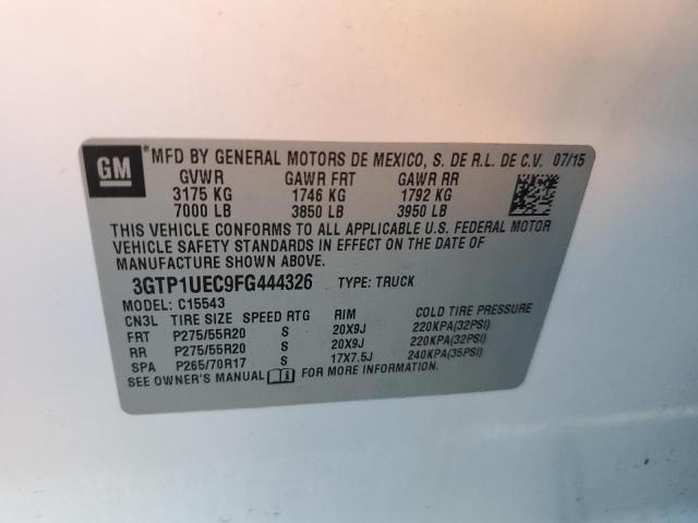 3GTP1UEC9FG444326 GMC Sierra C1500 Sle
