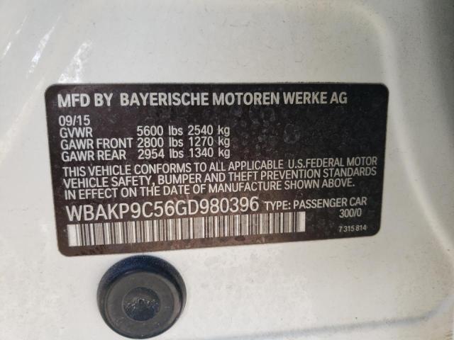 WBAKP9C56GD980396 BMW 550 Xi