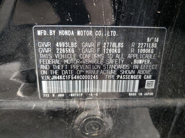 JH4KC1F54HC000245 Acura RLX TECH