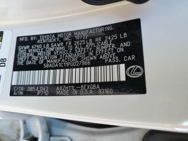 58ADA1C11PU027966 Lexus Es 300h Base