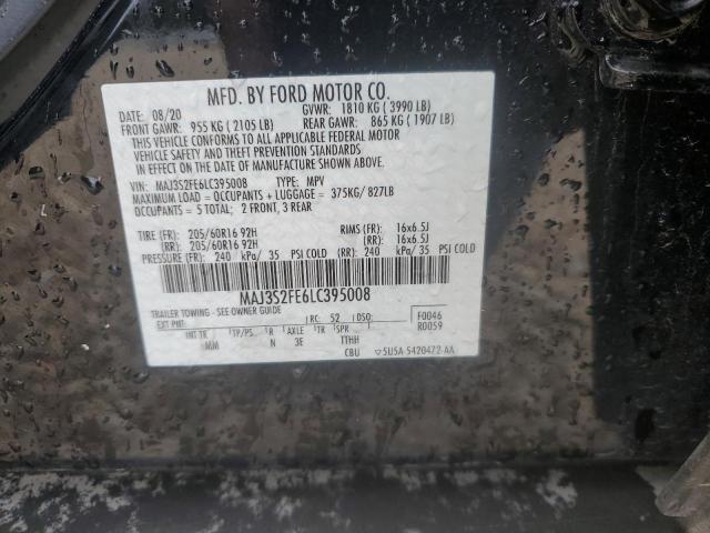 MAJ3S2FE6LC395008 Ford ECOSPORT S