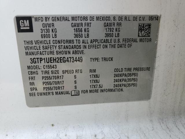 3GTP1UEH2EG473449 GMC Sierra C1500 Sle
