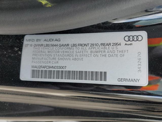 WAU2FAFC9HN033007 Audi S7 Prestige