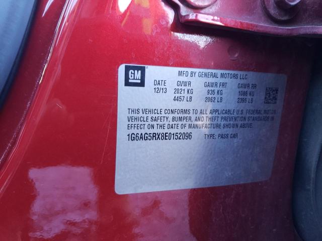 Cadillac ATS 2014 1G6AG5RX8E0152096 Image 12