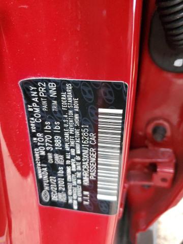 KMHRC8A3XNU162851 Hyundai Venue Sel
