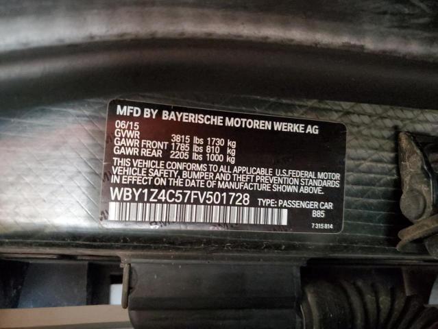 WBY1Z4C57FV501728 BMW I3 REX