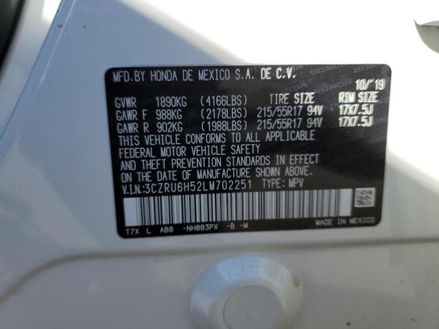 3CZRU6H52LM702251 Honda HR-V EX
