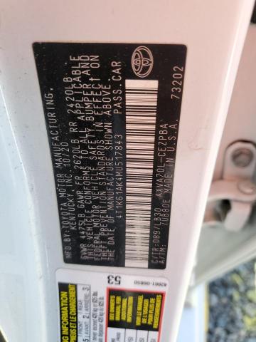 4T1K61AK4MU517843 Toyota CAMRY XSE