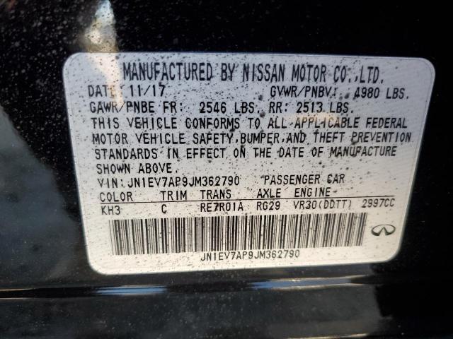 JN1EV7AP9JM362790 Infiniti Q50 LUXE