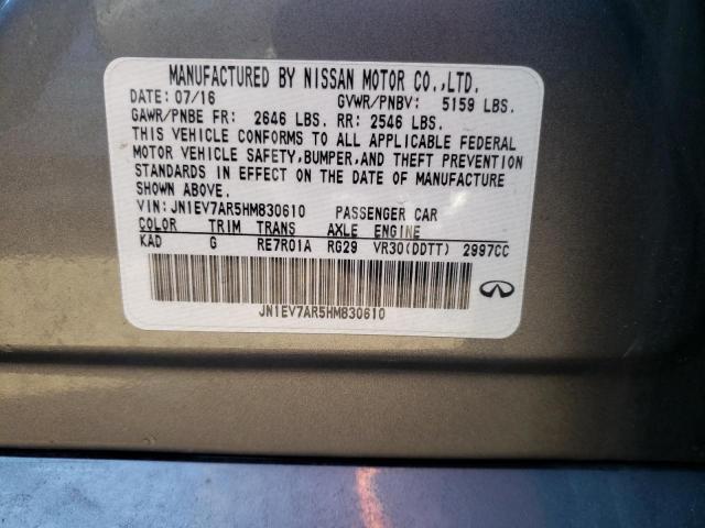JN1EV7AR5HM830610 Infiniti Q50 Premium