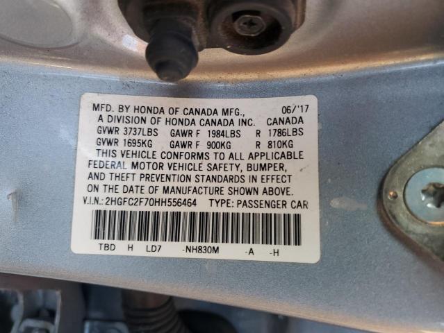 2HGFC2F70HH556464 Honda CIVIC EX