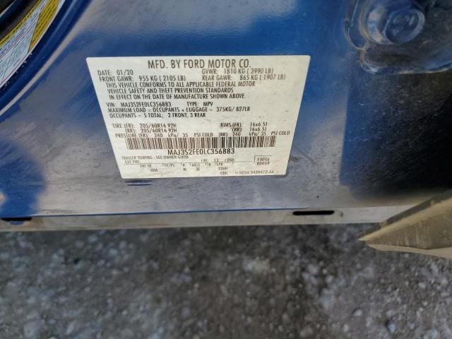 MAJ3S2FE0LC356883 Ford ECOSPORT S
