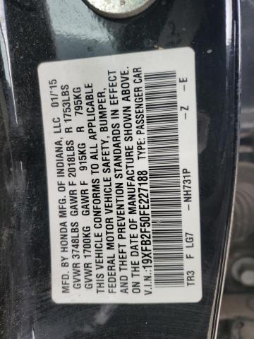 19XFB2F50FE227188 Honda Civic Lx