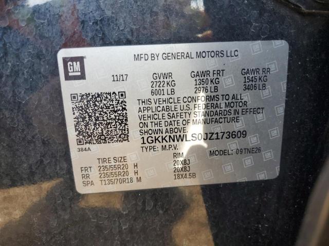 1GKKNWLS0JZ173609 GMC Acadia Slt-2