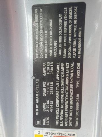 W04WT3N53GG040530 Buick Cascada Premium
